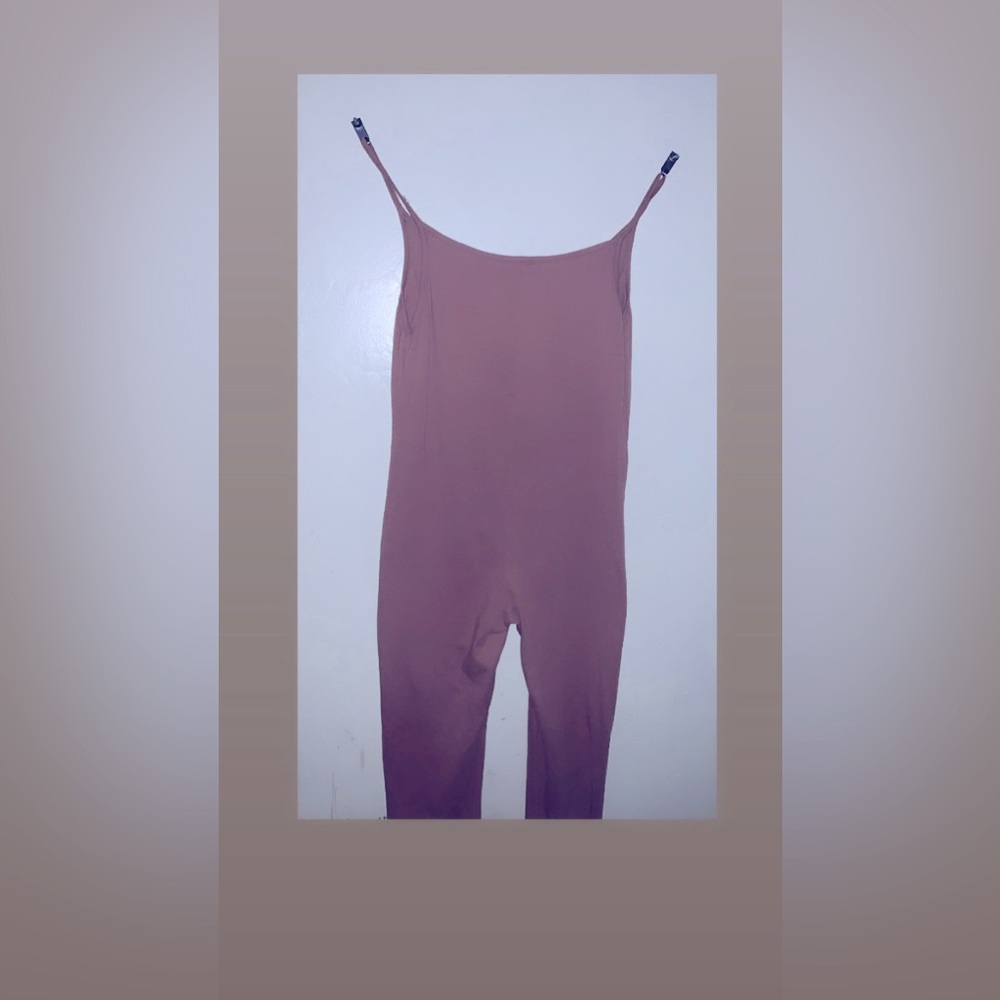 Brown long jumpsuit